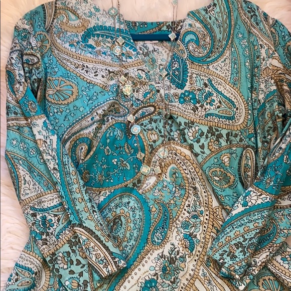 NWOT STUNNING TUNIC TOP OR BEACH COVER UP❤️ - Picture 5 of 8